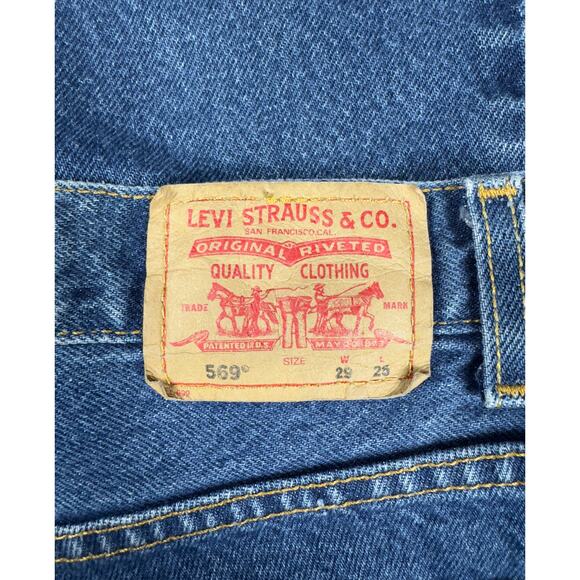 Y2K Levi’s 569 Loose Straight Husky Jeans Unisex W29 L25 – Made in Mexico - Picture 7 of 12